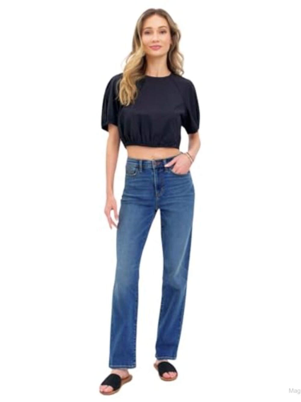 Judy Blue High-Waist Straight Leg Jeans Stretch Denim